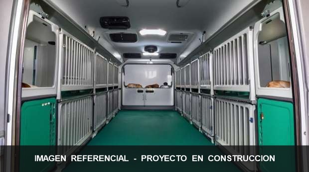 Interior del furgón